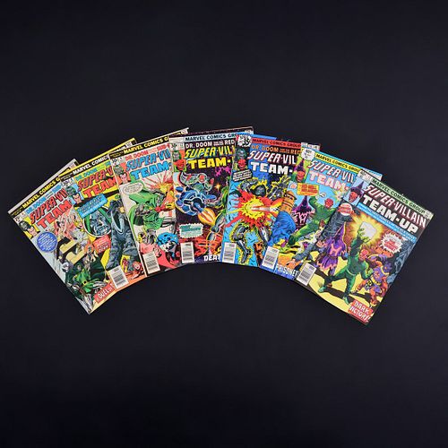 7 Marvel Comics, SUPER-VILLAIN TEAM-UP #4, #8, #9, #12, #15, #16 & #17