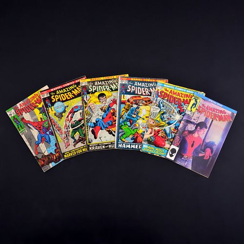 6 Marvel Comics, THE AMAZING SPIDER-MAN #97, #108, #111, #114, #125 & #262