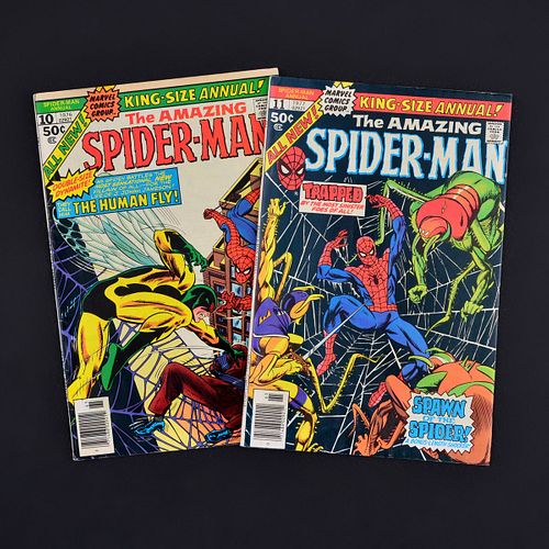 2 Marvel Comics, THE AMAZING SPIDER-MAN ANNUAL #10 & #11