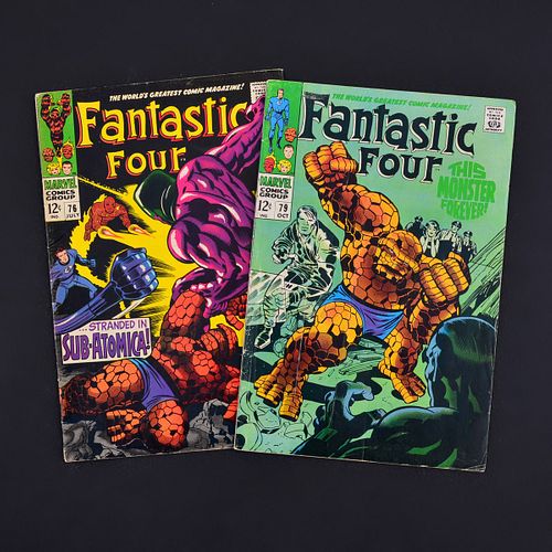 2 Marvel Comics, FANTASTIC FOUR #76 & #79