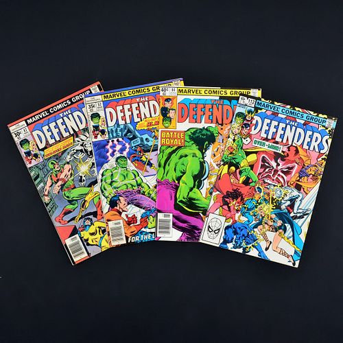 4 Marvel Comics, THE DEFENDERS #47, #57, #84 & #112