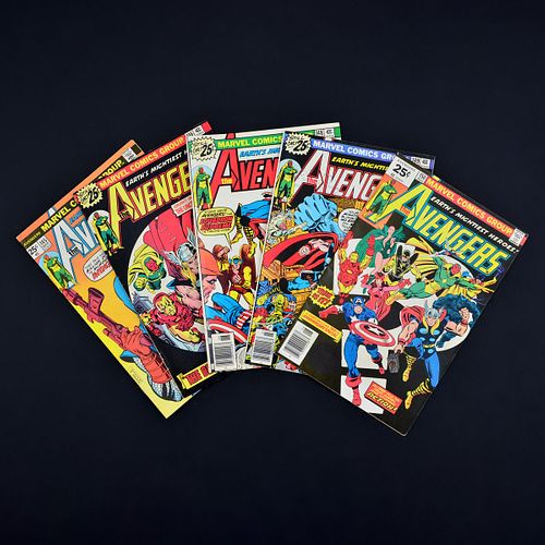 5 Marvel Comics, THE AVENGERS #145, #146, #148, #149 & #150