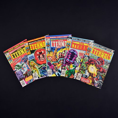 5 Marvel Comics, THE ETERNALS #4, #5, #6, #7 & #9