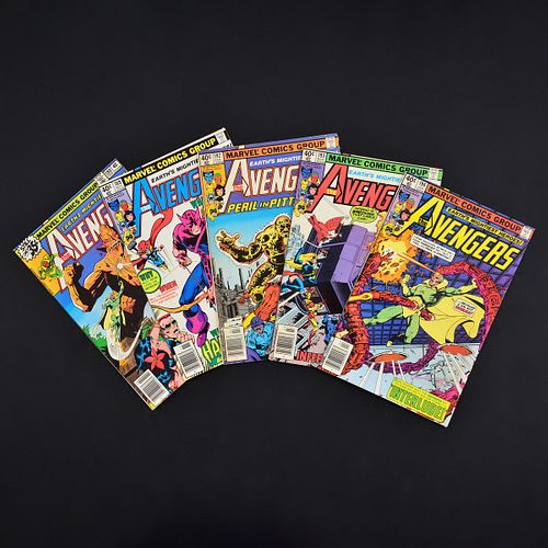 5 Marvel Comics, THE AVENGERS #180, #189, #192 (Newsstand Edition), #193 (Newsstand Edition) & #194 (Newsstand Edition)