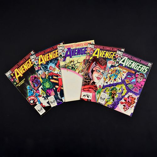 5 Marvel Comics, THE AVENGERS #230, #232, #233, #234 & #235