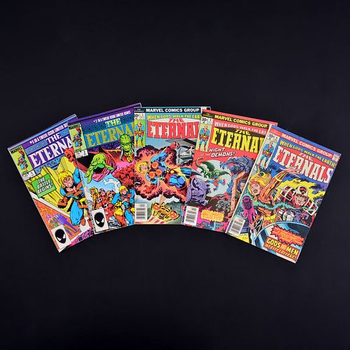 5 Marvel Comics, ETERNALS #1 (Limited Series), #2 (Limited Series), #3, #4 & #6