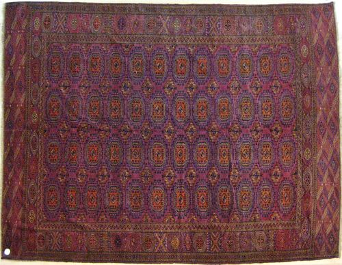 Salor Turkoman rug, ca. 1925, with octagon and swa