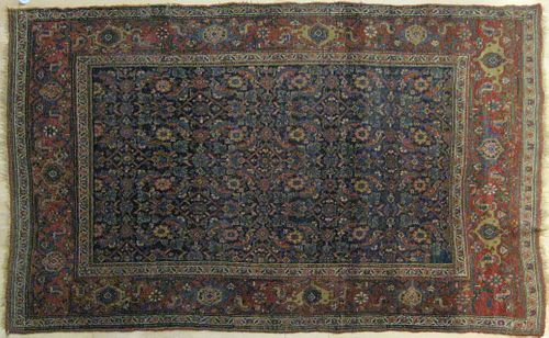 Bidjar carpet, ca. 1910, in a herati design, 7'2"