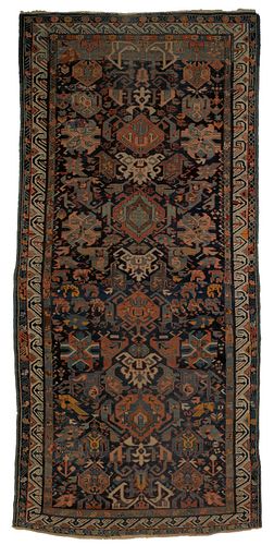 Sechour carpet, ca. 1900, with repeating geometric