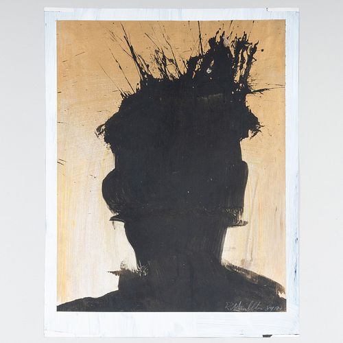 Richard Hambleton (1952 -2017): Untitled (Portrait Silhouette)