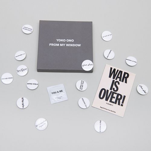 Yoko Ono (b. 1933): Imagine Peace; War Is Over; You And Me; and From My Window