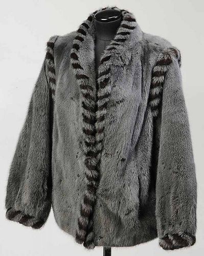 Silver Fox Fur Jacket