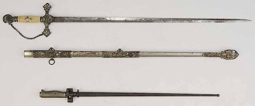 Bayonet and Sword