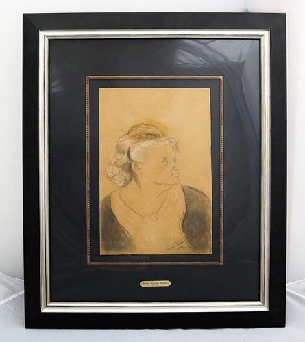 Georges Henri Manzana Pissarro - Tete de Femme