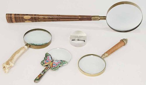 Group of Four Magnifying Glasses