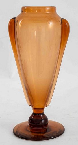 Schneider French Art Glass Vase, ca. 1910