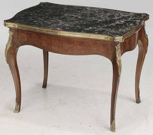 Louis XV Style Marble Topped Table