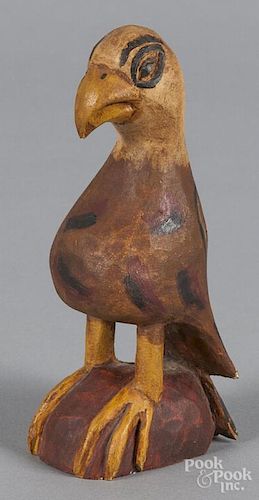 Walter Gottshall, carved and painted eaglet, in the style of Schimmel, 5 3/4'' h.