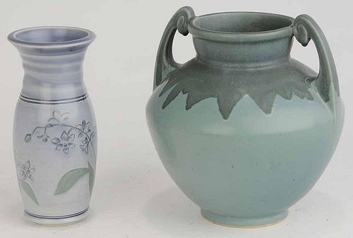 Two Arts and Crafts Vases