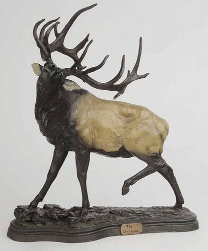 Cast Resin Figure of Elk