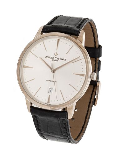 Vacheron Constantin Patrimony 18 Kt. White Gold Wrist Watch, Dia. 40mm