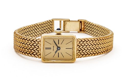 Concord Watch (Swiss) 14kt Yellow Gold Wristwatch, L 7.25" 37g