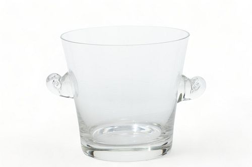 Tiffany & Co. (New York) Crystal Ice Bucket, H 6" Dia. 6.5"
