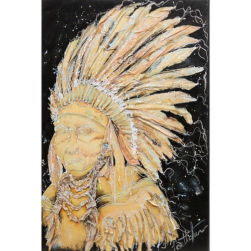 Bettcher, Indian Chief, large collage