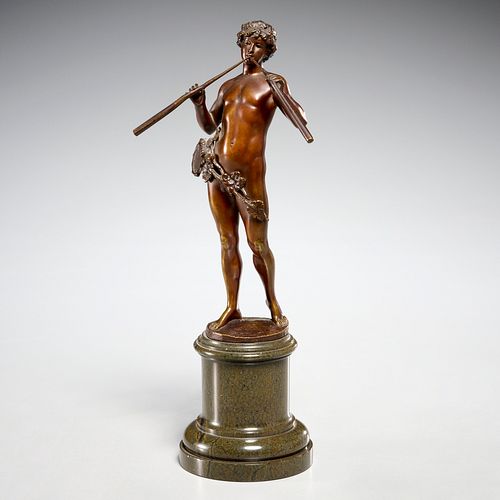 Franz Iffland, bronze Pan figure
