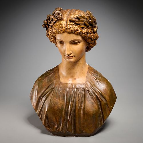 Italian Renaissance style portrait bust