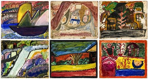 6 Works from The Brooklyn Senior Art Center (1973)