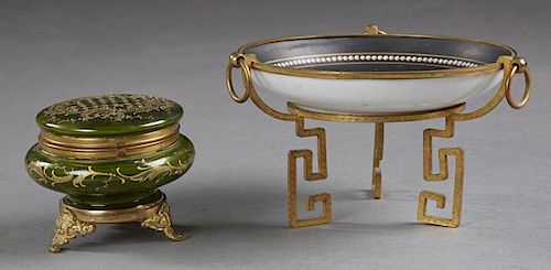 Two Continental Pieces, 19th c., consisting of a b