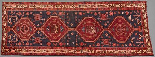 Kazak Carpet, 4' 7 x 10' 9