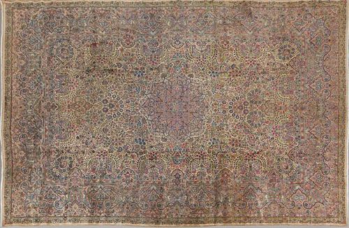 Kirman Carpet, 12' 10 x 18'.
