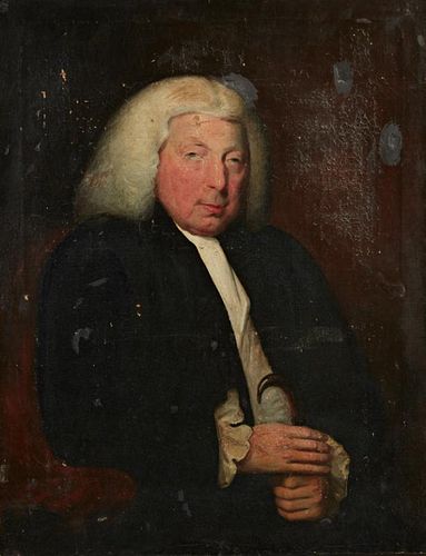 Drummond, English School, "Portrait of the Chief," age 88, early 19th c., oil on canvas, description of provenance verso, unf