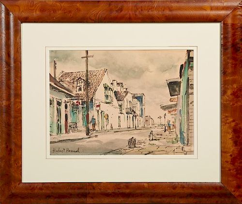 Hubert Hanush (New Orleans), "French Quarter Stree
