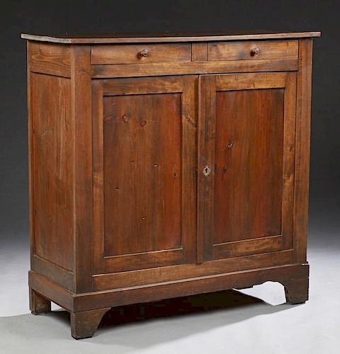 French Louis Philippe Style Carved Pine Sideboard,