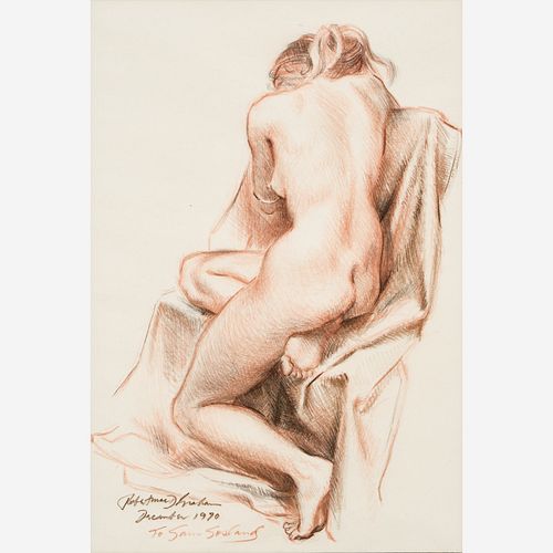 Robert MacDonald Graham 1970 Nude Figure Drawing