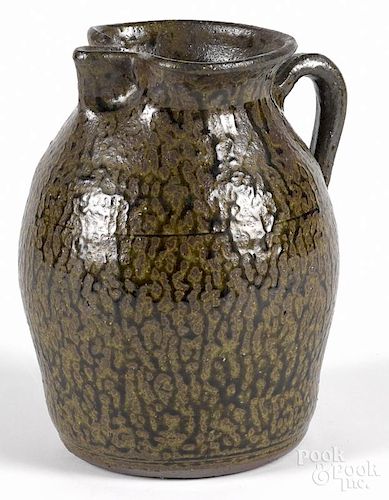 Lanier Meaders, stoneware pitcher, 9 1/4'' h.