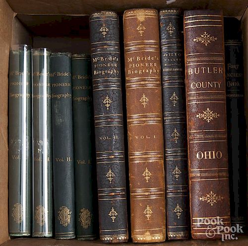 Approximately twenty-five books pertaining to Ohio history, particularly Hamilton