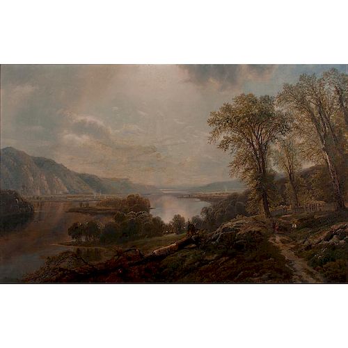 Edmund Darch Lewis (American, 1835-1910) Oil on Canvas