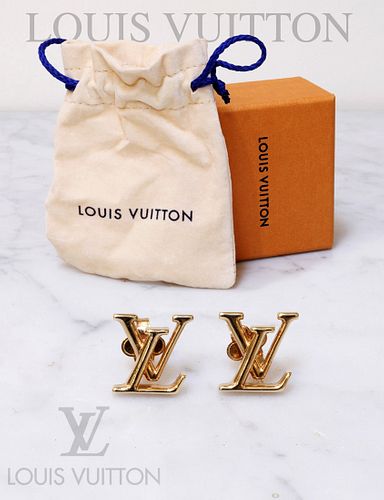 A Pair Of LOUIS VUITTON Iconic Earrings, Boxed for sale at auction