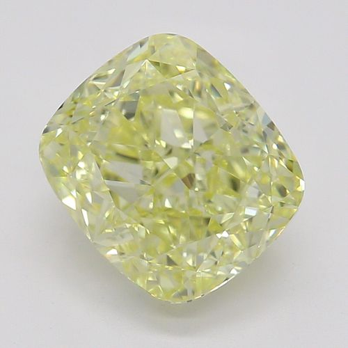 1.77 ct, Natural Fancy Yellow Even Color, IF, Cushion cut Diamond (GIA Graded), Appraised Value: $29,500 