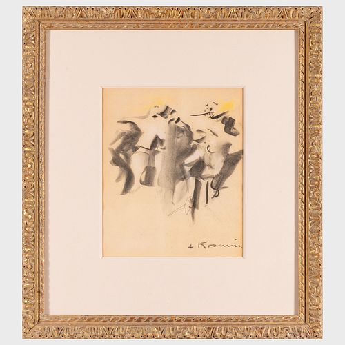Willem de Kooning (1904-1997): Study for Clam Diggers