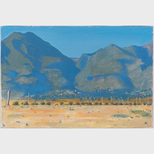 Matthew Spender (b. 1945): Desert Landscape