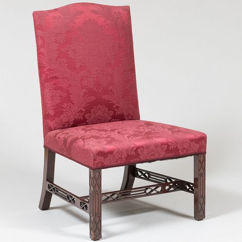 George III Carved Mahogany Side Chair