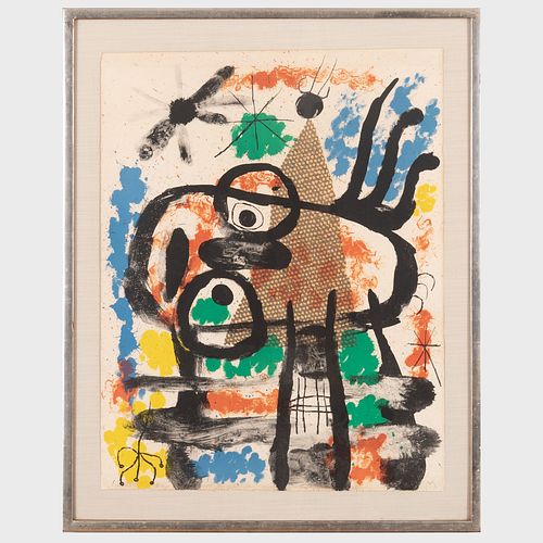 Joan Miro (1893-1983): Album 19, Plate 5