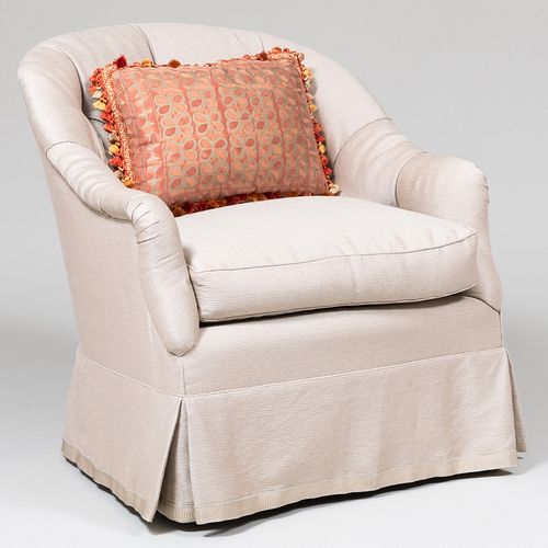 Modern Tufted Upholstered Club Chair