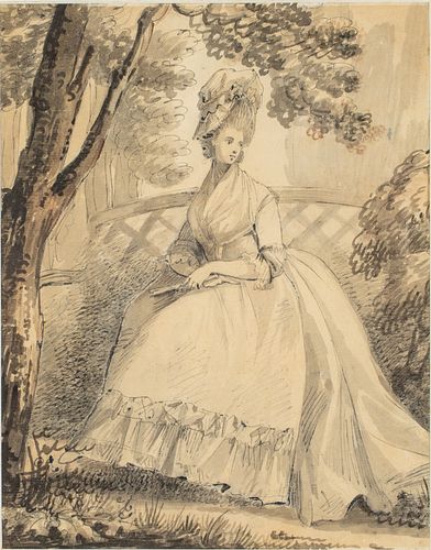 Study of Mrs. Hallett, Possibly Thomas Gainsborough