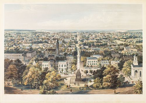 J. W. Hill, Savannah, GA, 1855, Lithograph